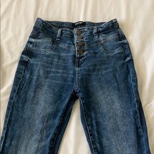 Dark blue skinny jeans